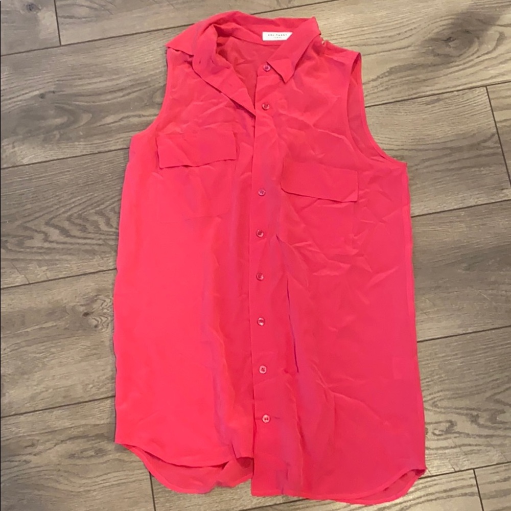 Equipment XS Silk Top